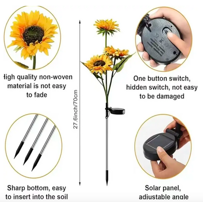 AVAA™ Solar Powered LED Sunflower Garden Lights